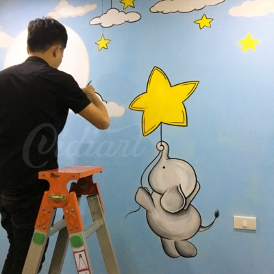 Trang trí phòng em bé - phòng ngủ 3