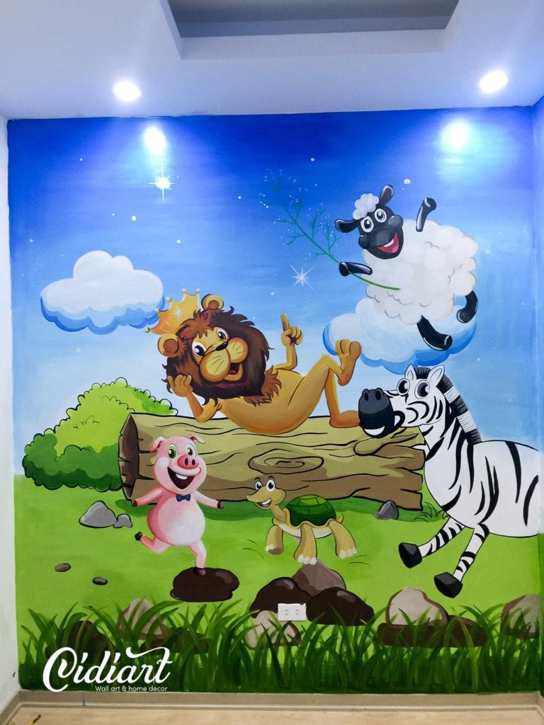 Trang trí phòng ngủ em bé