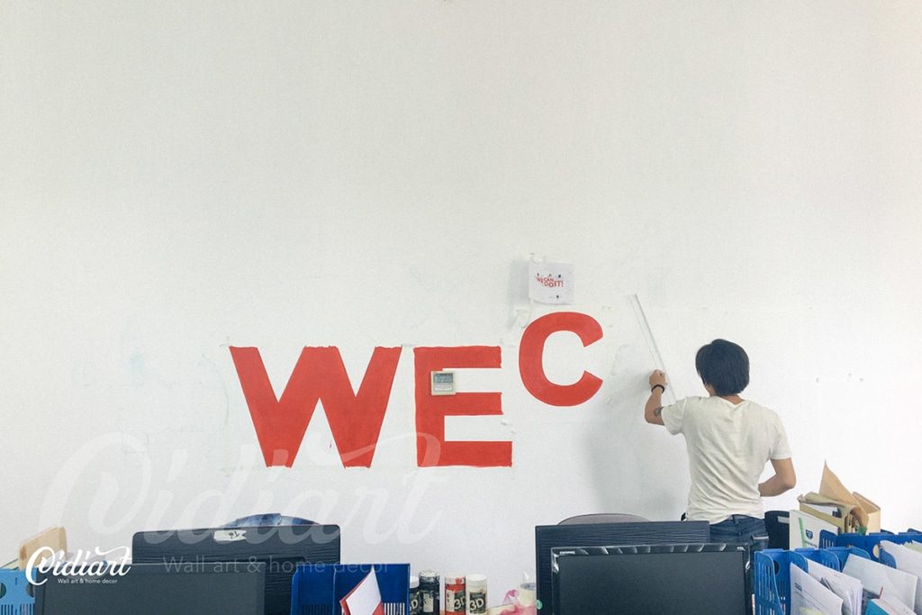 Trang trí phòng MKT tòa soạn báo