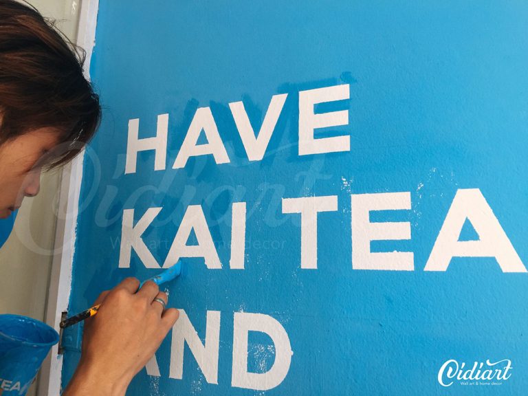 Trang trí không gian trà sữa Kai Tea 3