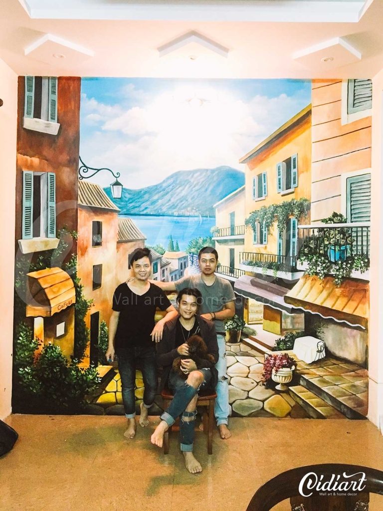 Trang trí phòng khách – Hồ Đền Lừ