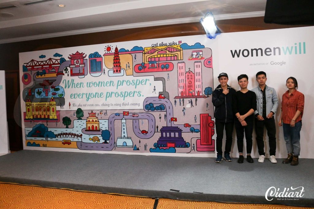 Sự kiện Womenwill – dự án sáng tạo của Google
