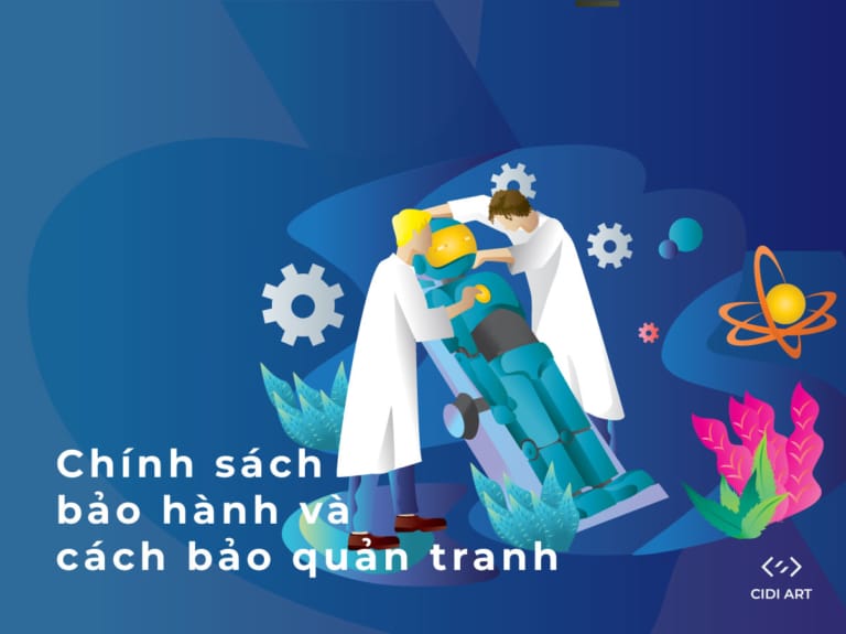 Chính sách bảo hành và cách bảo quản tranh 12