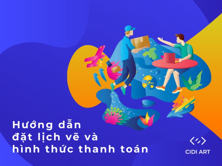 Hướng dẫn đặt lịch vẽ và hình thức thanh toán 2