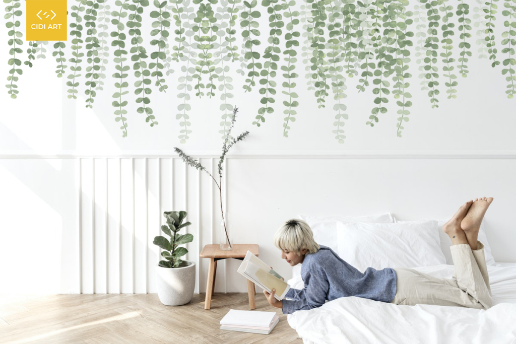 Vẽ tranh tường phòng ngủ giúp giảm căng thẳng và lo âu