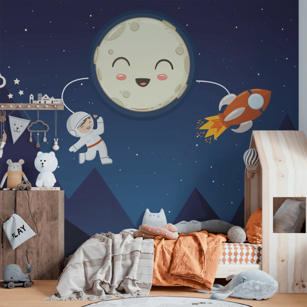 Vẽ tranh tường phòng ngủ cho bé trai với ý tưởng độc đáo & sáng tạo 31