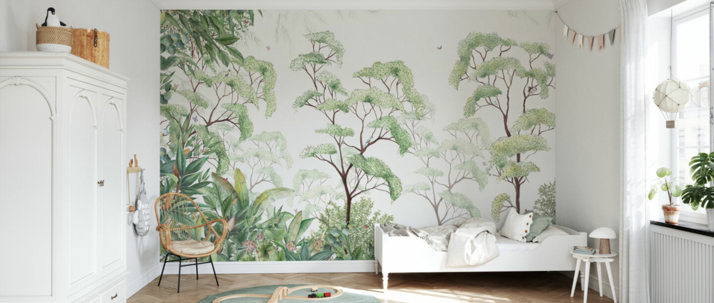 Các loại tranh tường phòng ngủ - Rừng nhiệt đới