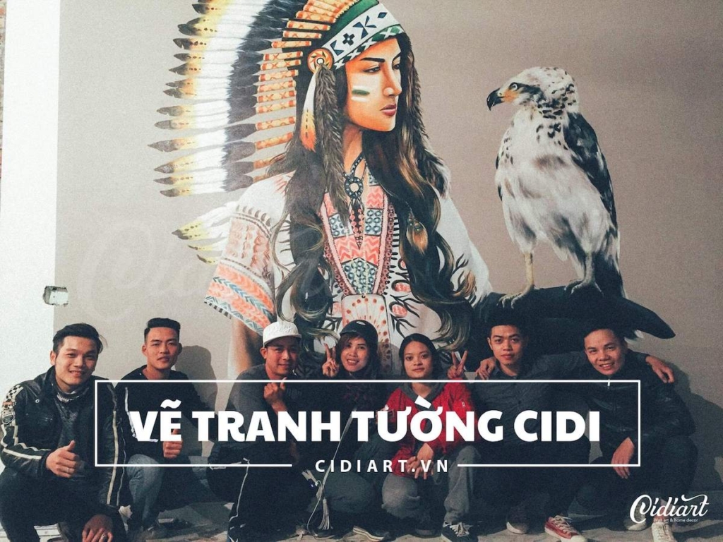 Tiêu chí lựa chọn họa sĩ vẽ tranh tường phù hợp 23 Lựa chọn hoạ sĩ vẽ tranh tường CiDiArt